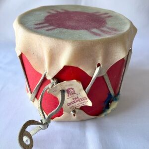 Vintage Handmade Native American Drum Collectible